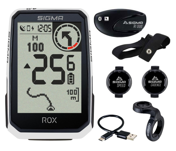 Sigma Sport licznik ROX 4.0 ENDURANCE SENSOR SET biały - 1341772 - zdjęcie
